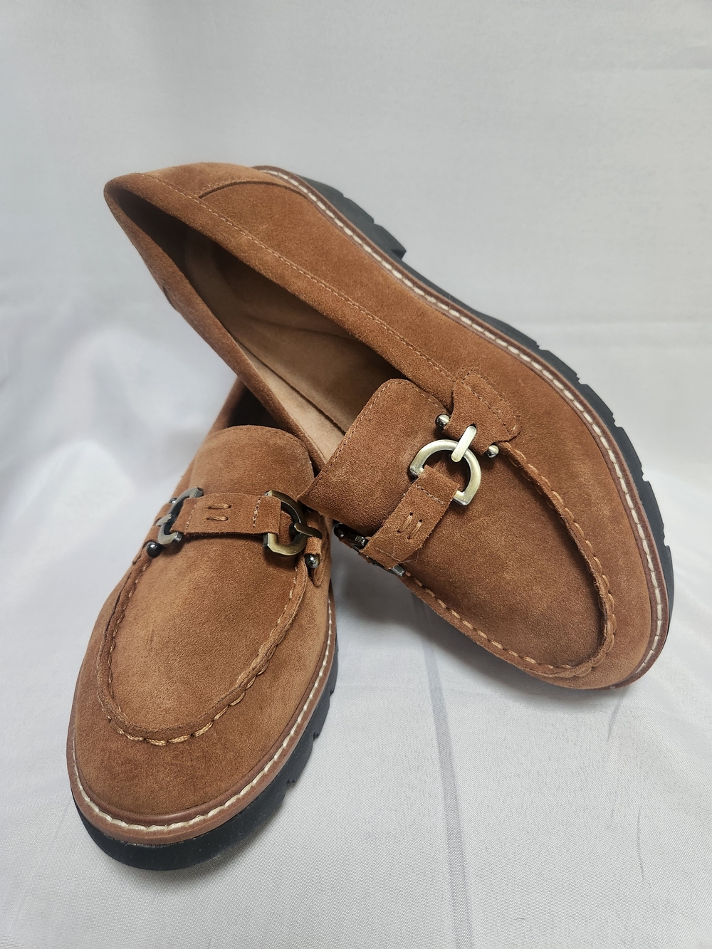NWOT Easy Spirit Zaira Casual Horsebit Loafers Medium Brown 9.5